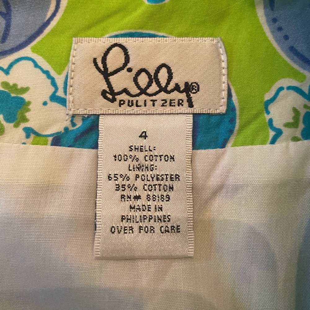 Vintage Lilly Pulitzer Skirt white label size 4 - Picture 6 of 9